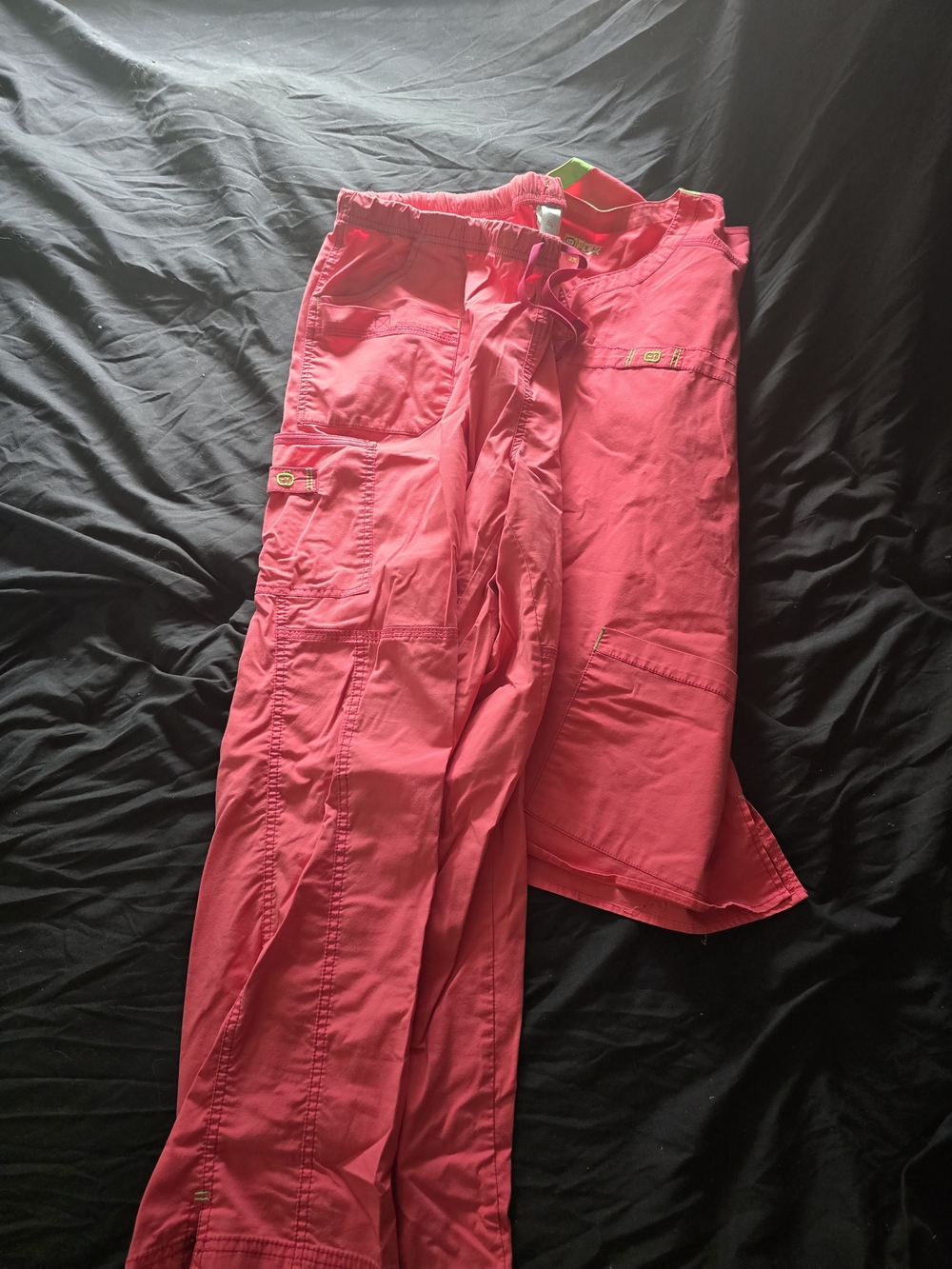 WonderWink Pink Utility Scrub Joggers
